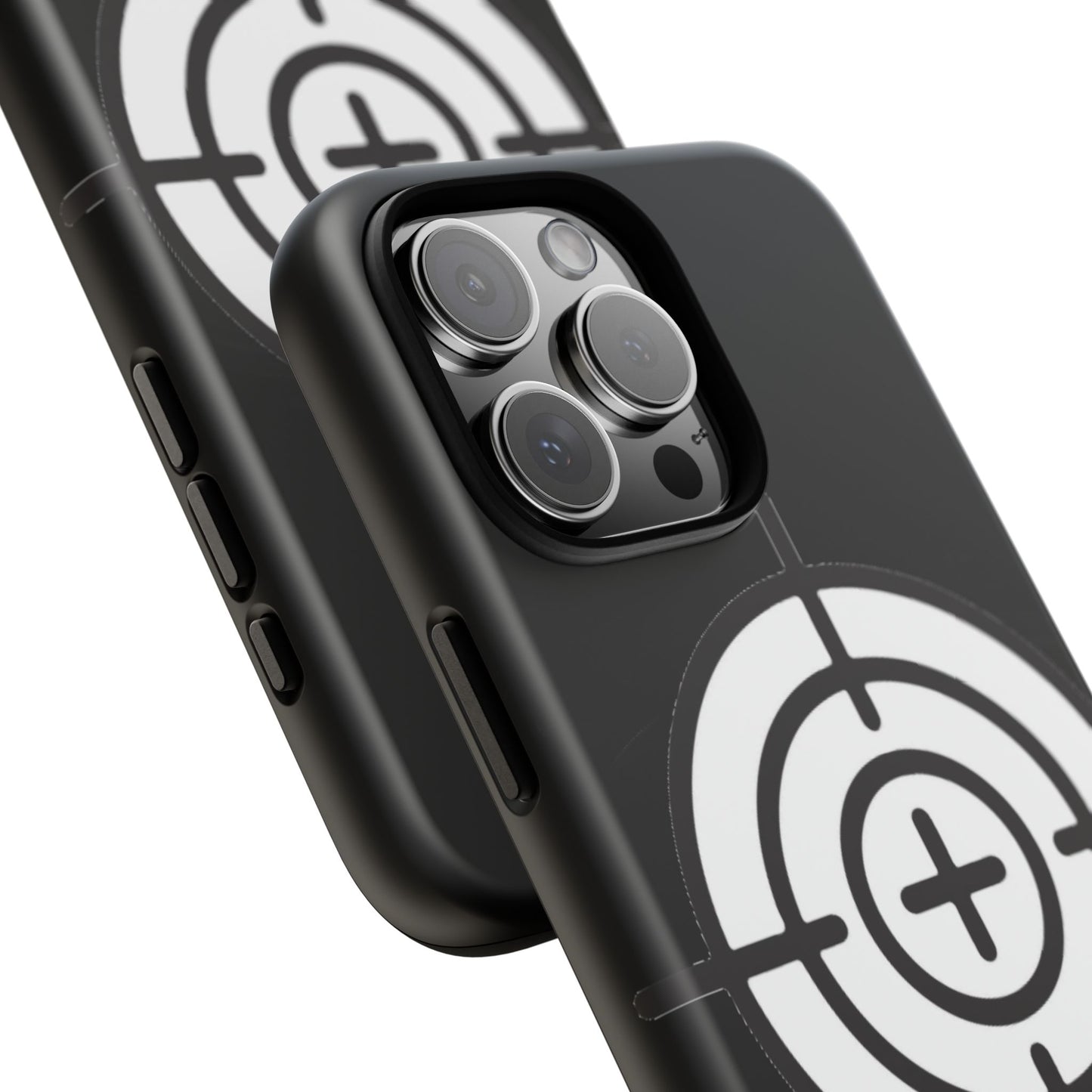 Black protective phone case cover