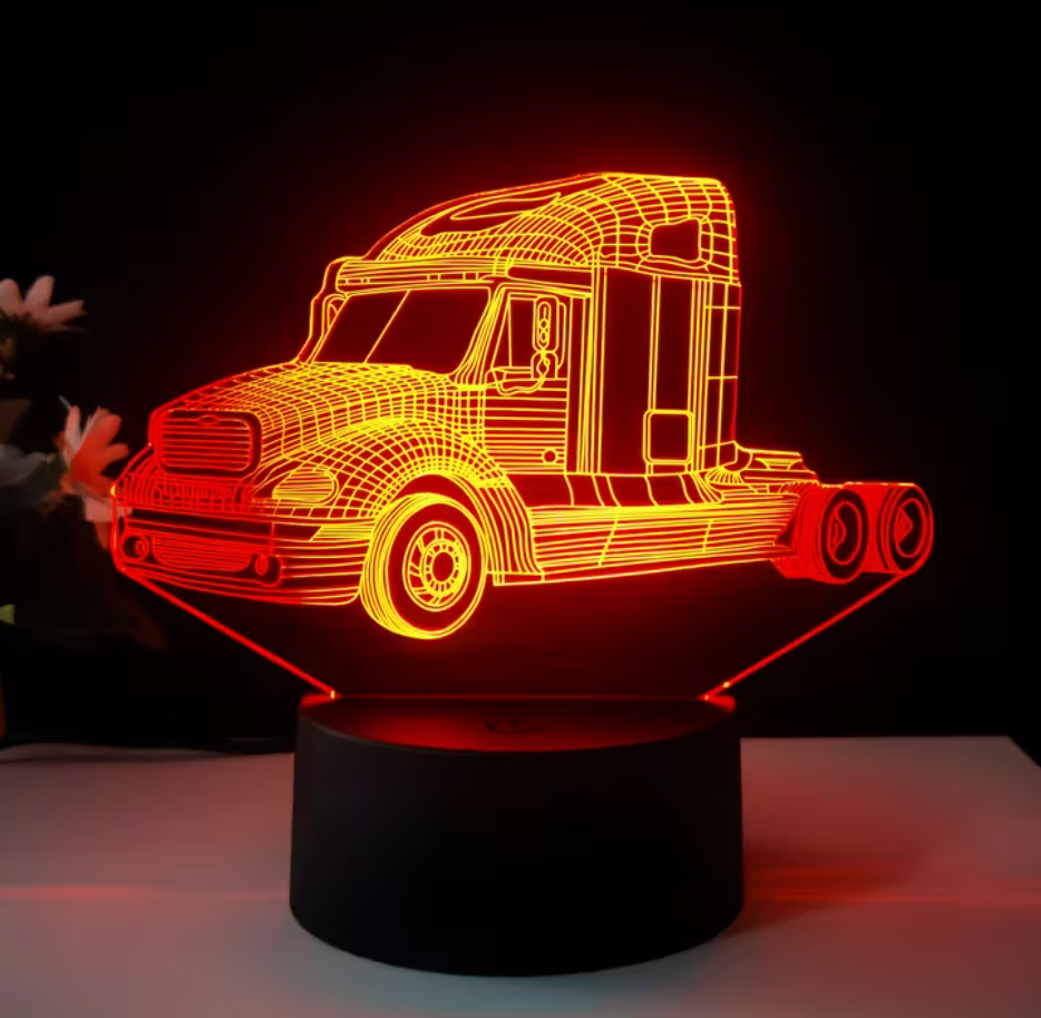 3D Truck Light Hologram