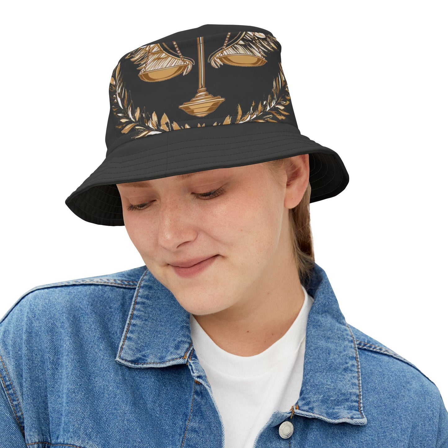 Scales of Justice Golden Bucket Hat