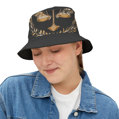 Scales of Justice Golden Bucket Hat