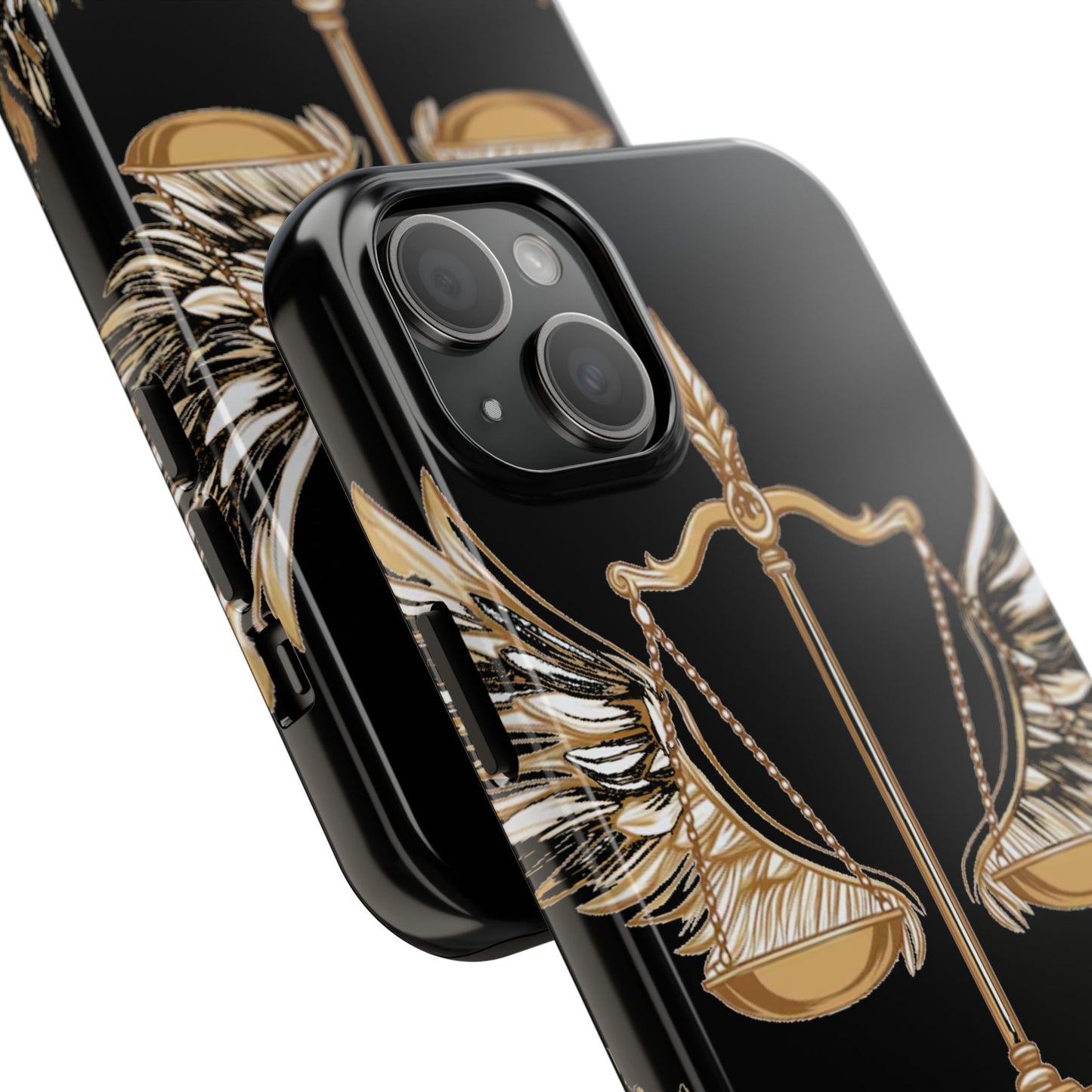 Golden Scales of Justice iphone Case