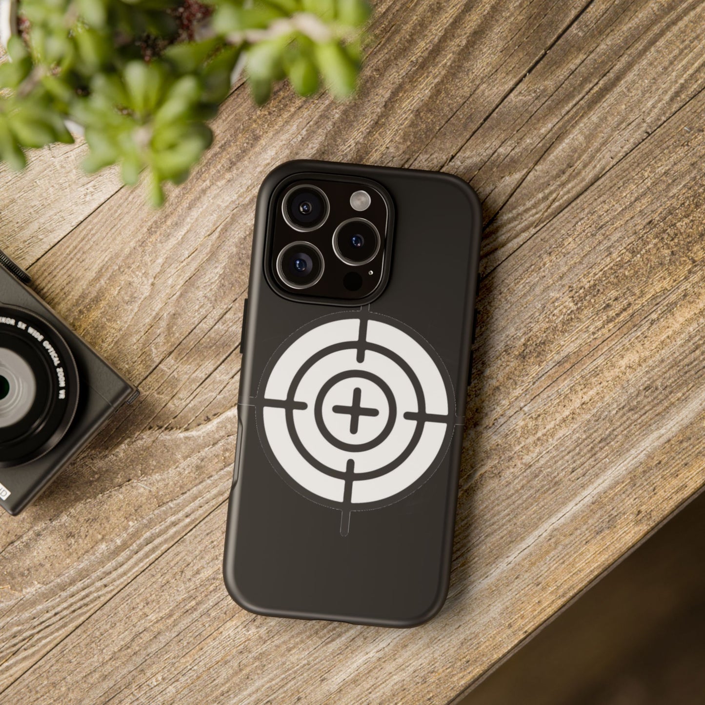 Black protective phone case cover