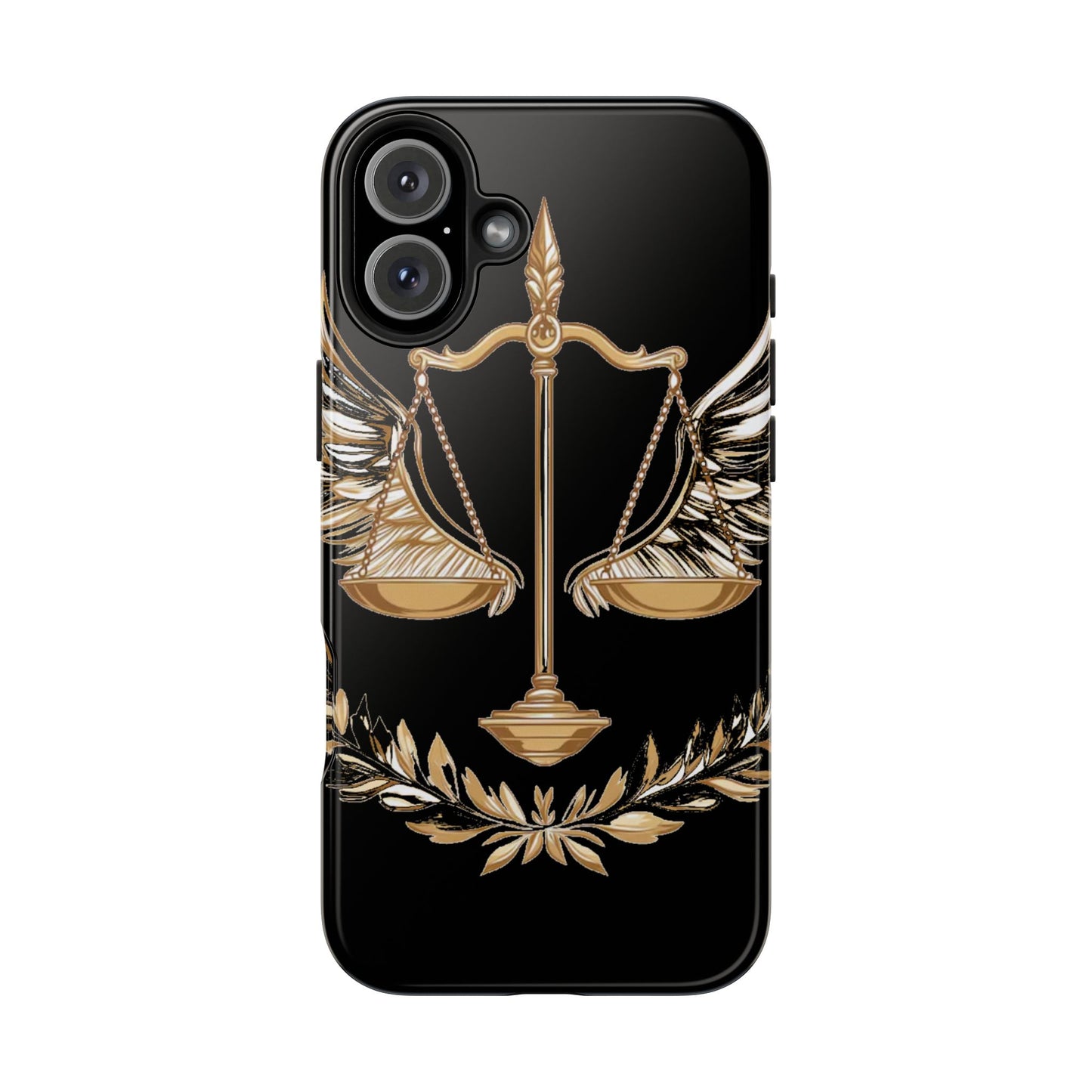 Golden Scales of Justice iphone Case