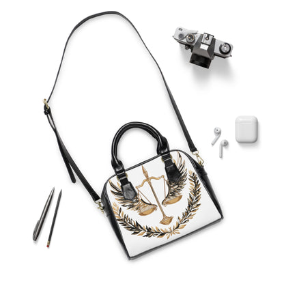 Balance of Golden Shoulder Handbag