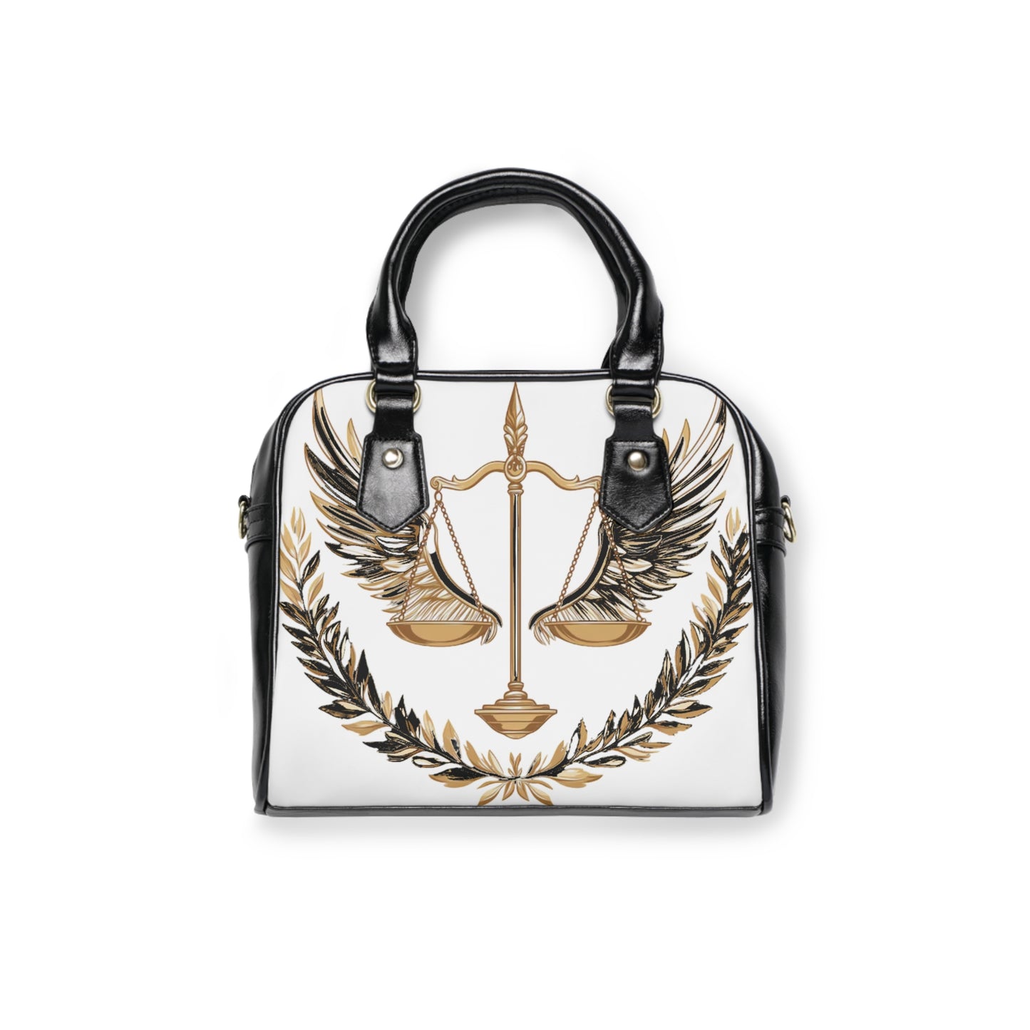 Balance of Golden Shoulder Handbag