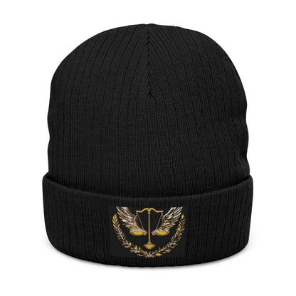 Scales of Justice Golden Beanie