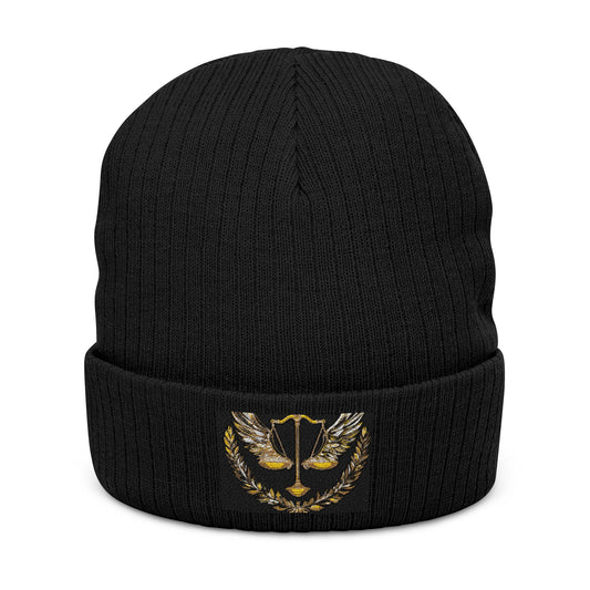 Scales of Justice Golden Beanie
