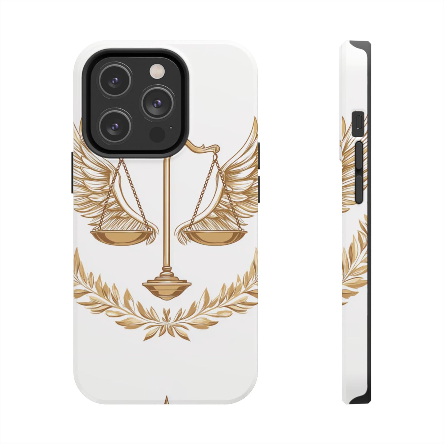 Golden Scales of Justice iPhone Case