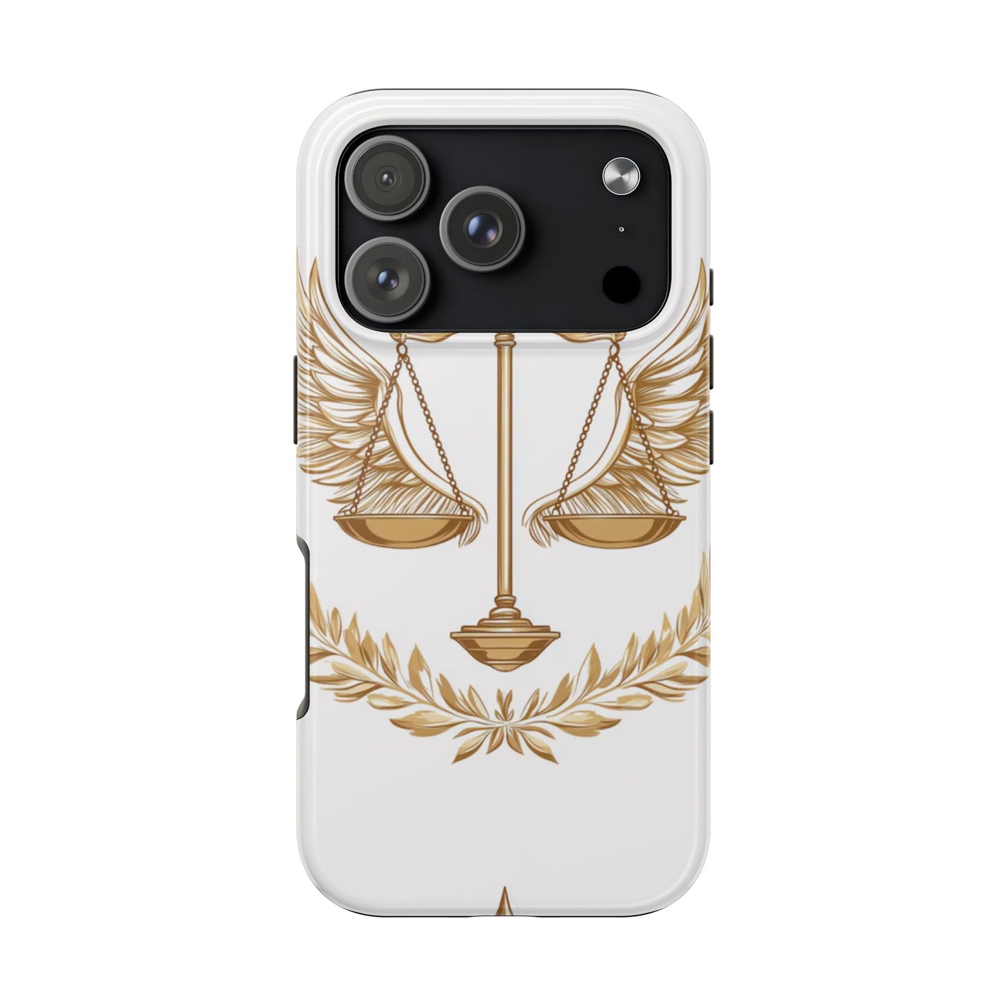 Golden Scales of Justice iPhone Case
