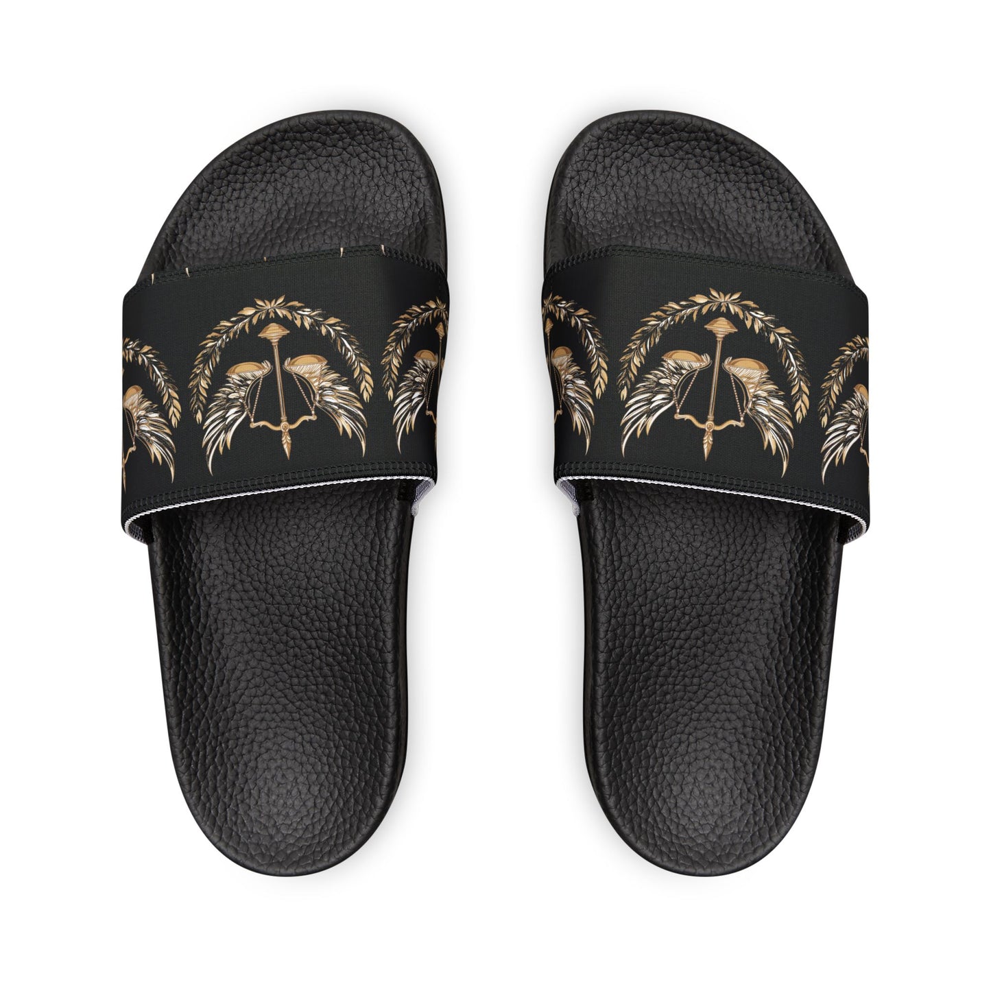 Gold Scale of Balance slides Unisex