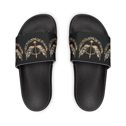 Gold Scale of Balance slides Unisex