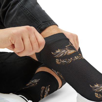 Gold Scale of Justice Socks Unisex