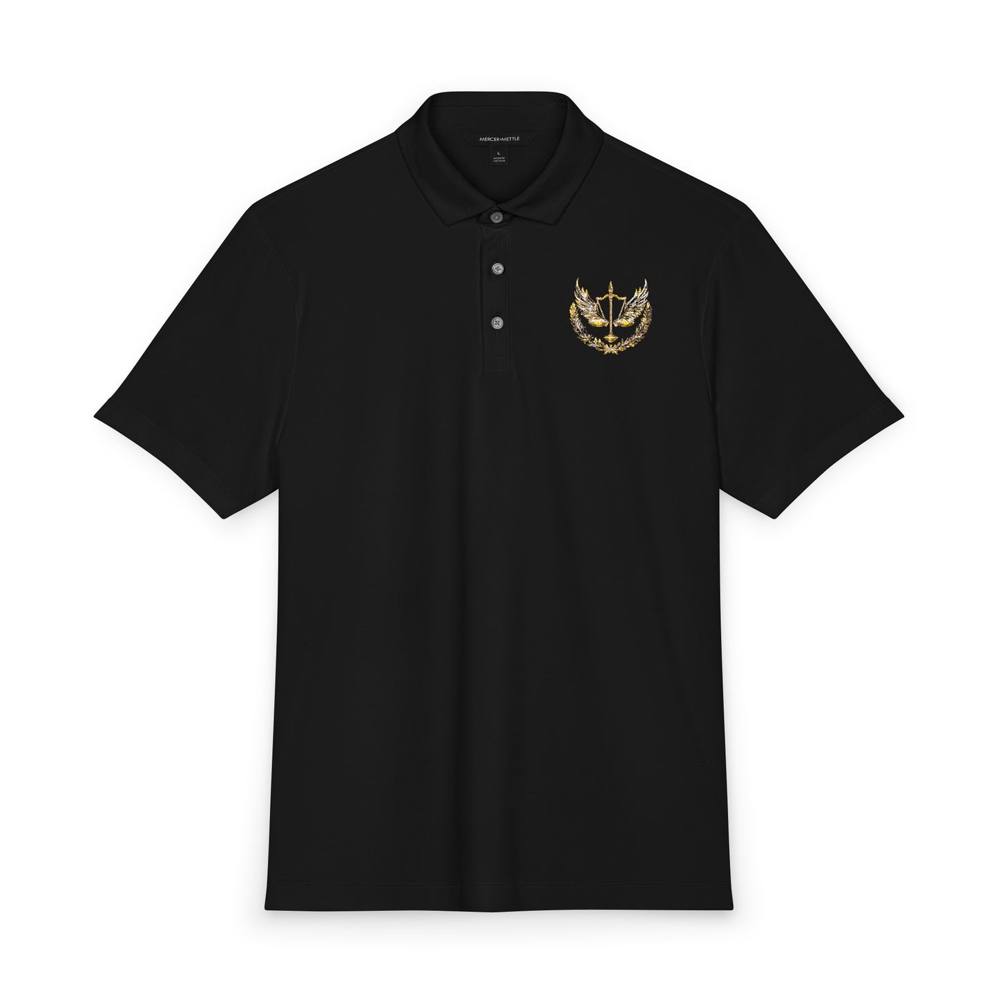 Gold Scale of Balance Polo Shirt Unisex