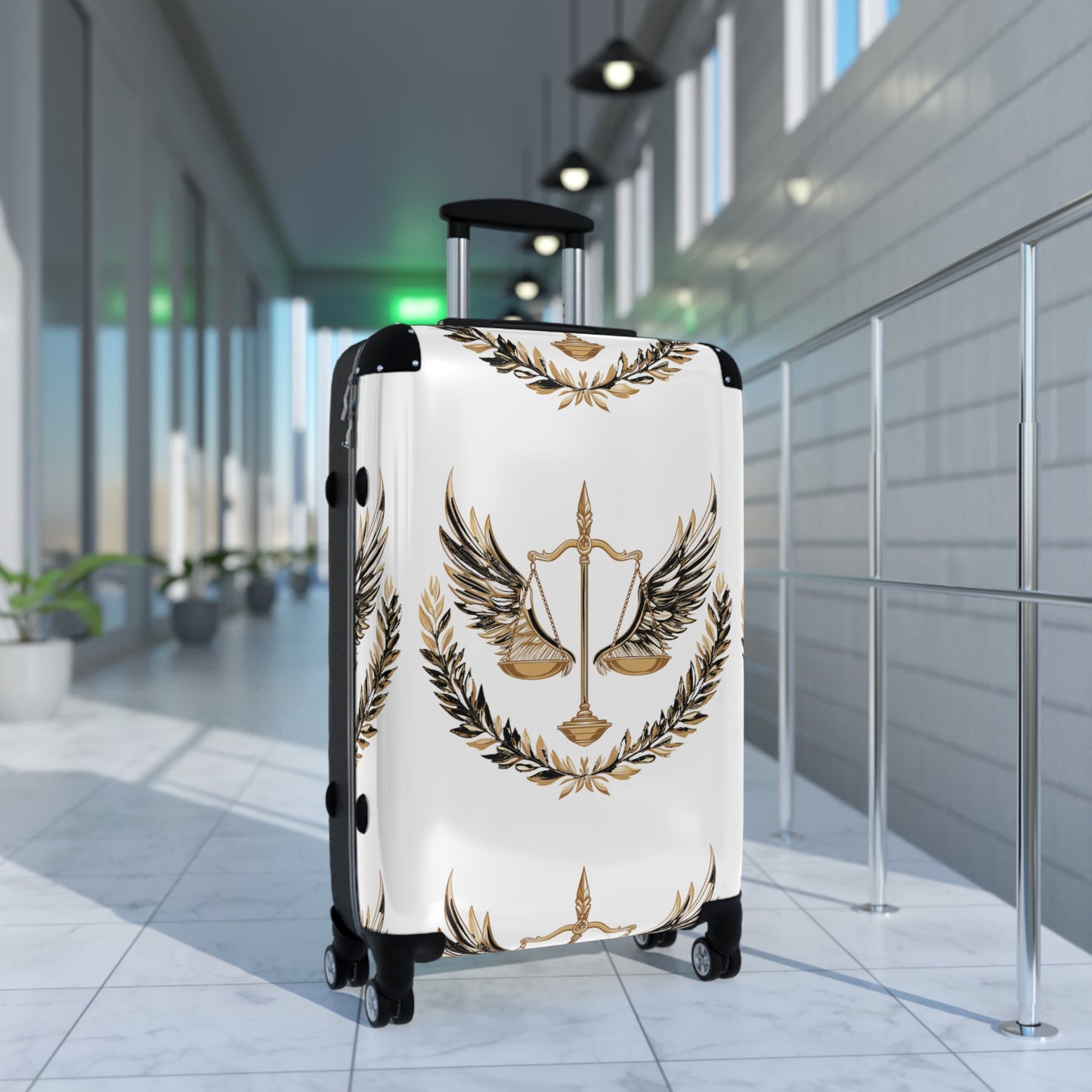 Golden Scale Carry On Suitcase Travel Luggage