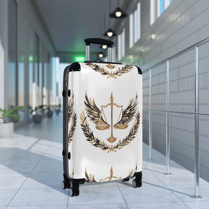 Golden Scale Carry On Suitcase Travel Luggage