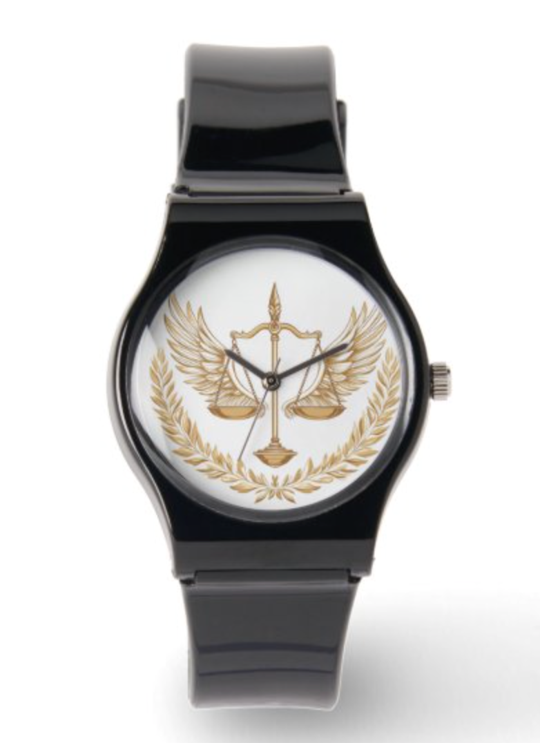 Black timing watch style