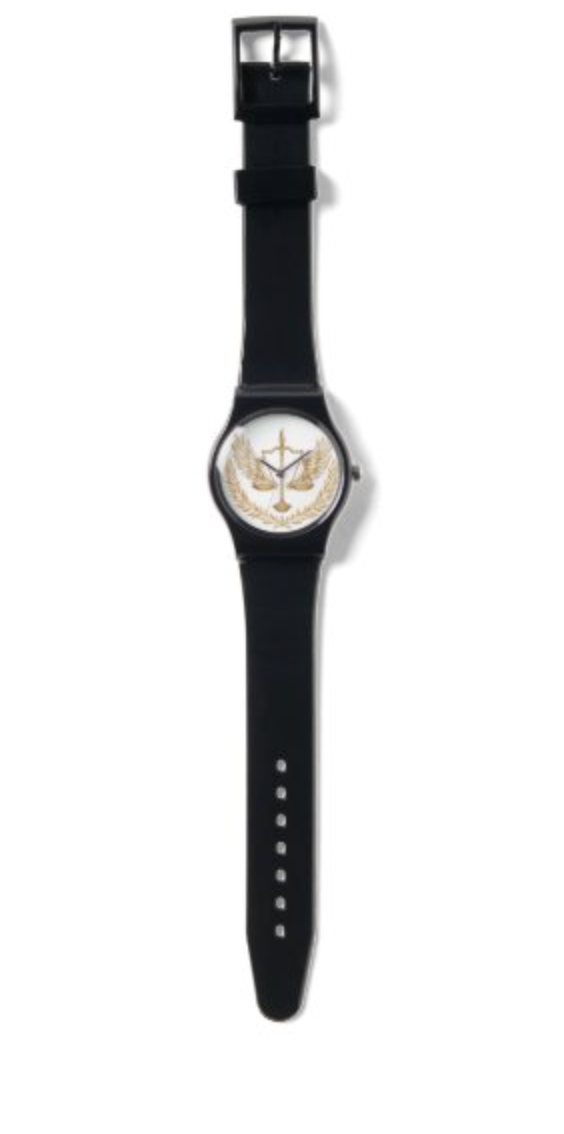 Black timing watch style