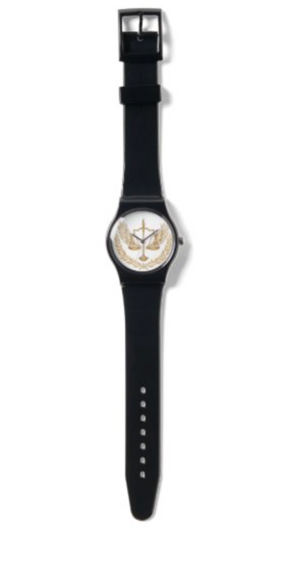 Black timing watch style