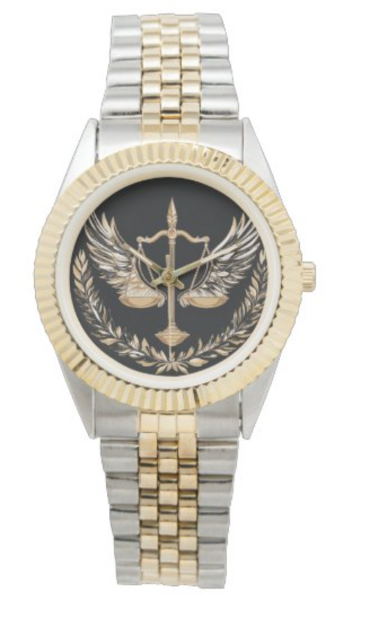 Golden Justice time watch