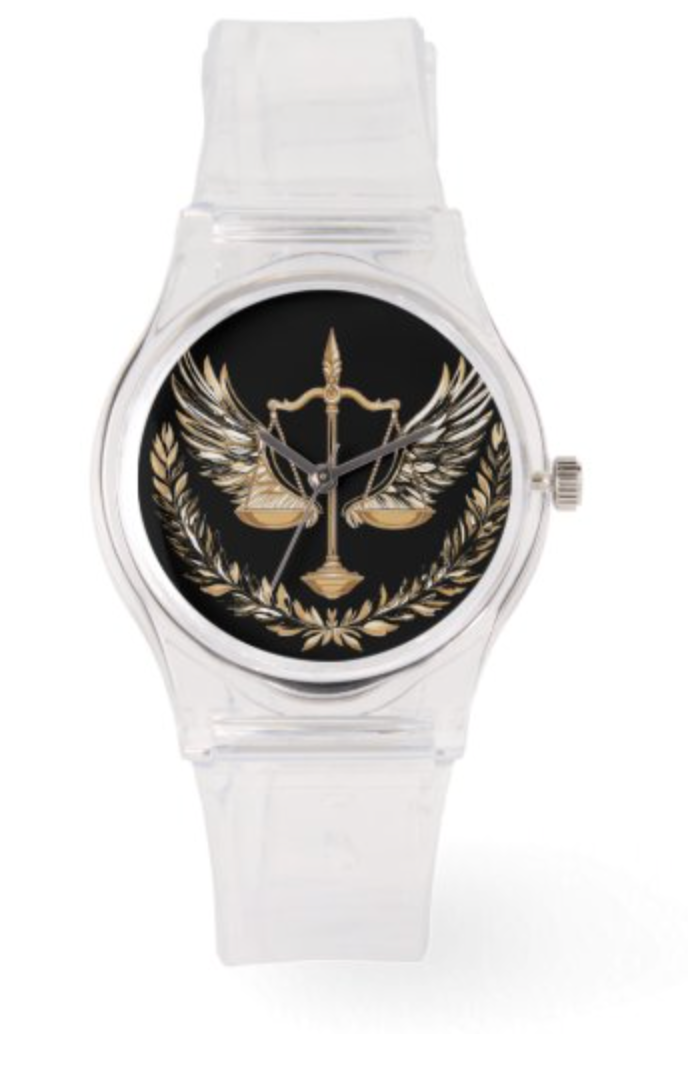 White timing watch style